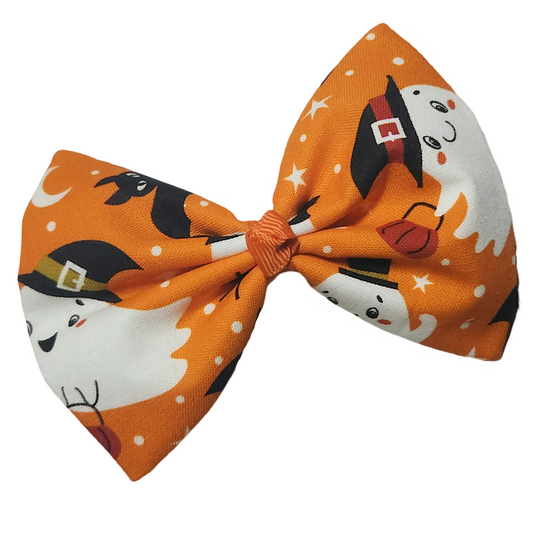 Ghost Witches Fabric Hair Bow