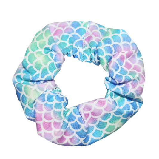 Colorful Mermaid Hair Scrunchie