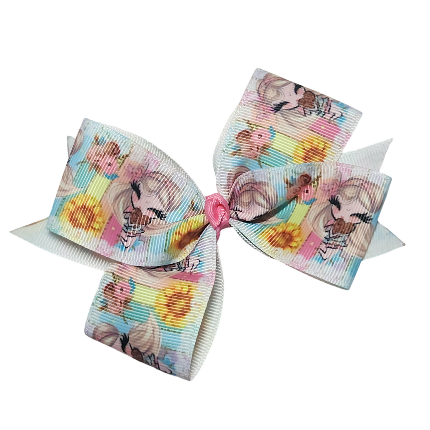 Smelling The Flowers Medium Classic Hair Bow