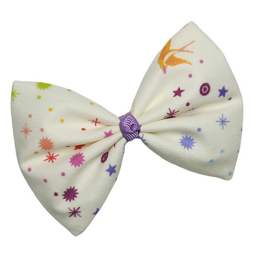 Fairy Dust Off White Hair Bow