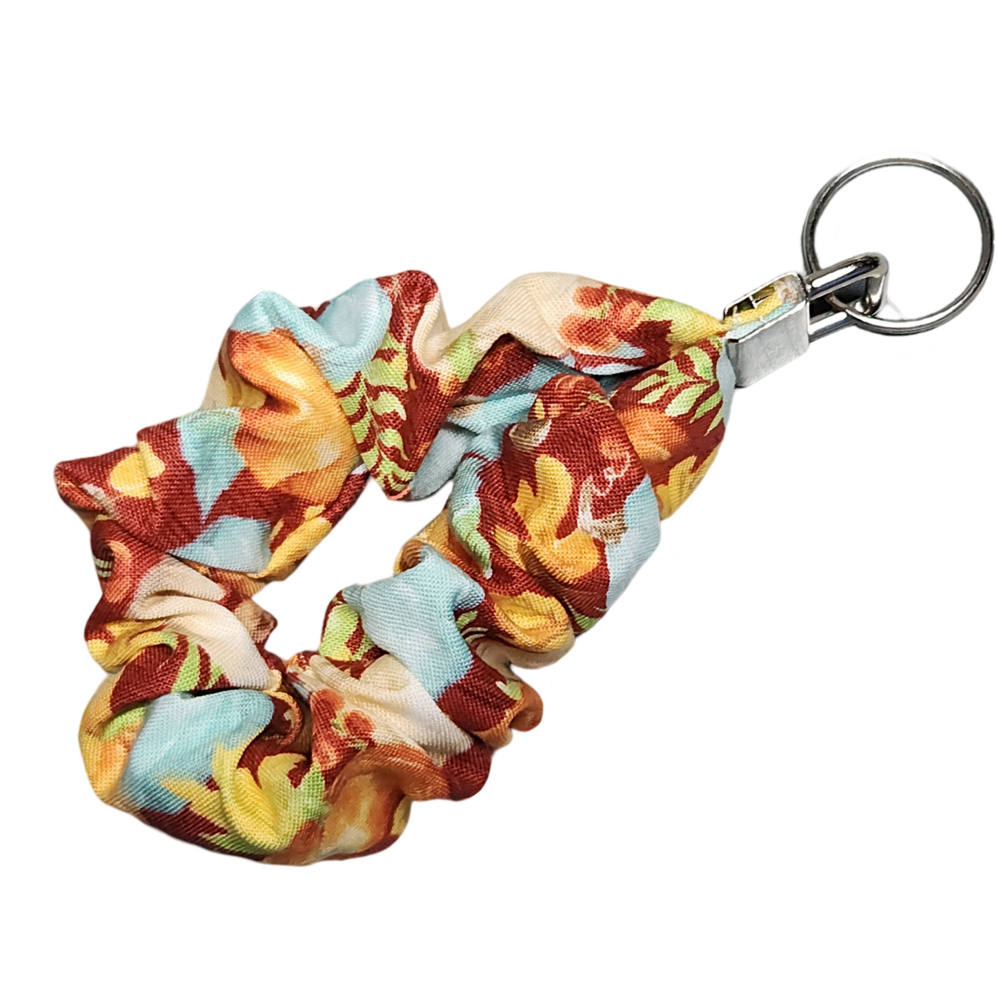 Autumn Blessings Scrunchie Key Fob