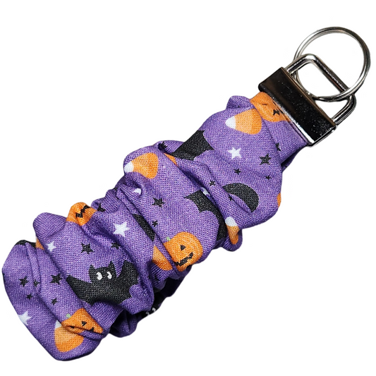 Wicked Halloween Scrunchie Key Fob